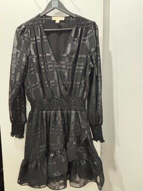 Michael Kors Black Party Dress - Petite Large